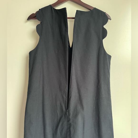 Vineyard Vines Scalloped Ponte Navy Dress Size 8 cotton coastal preppy nautical‎ - Picture 10 of 10